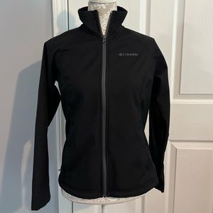 Columbia Black Waterproof Softshell Omni-Shield Zip Jacket